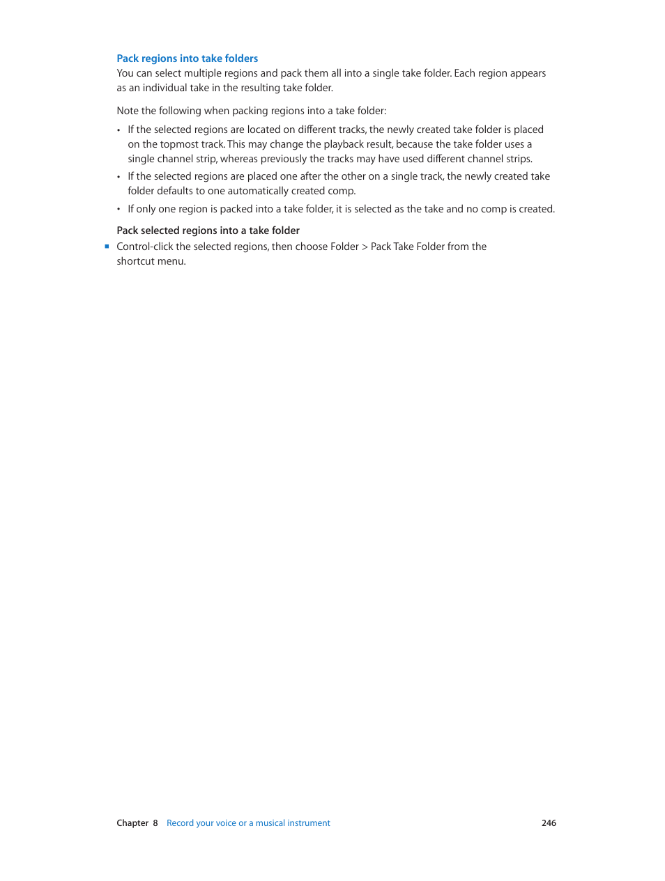 Apple Logic Pro X User Manual | Page 246 / 919