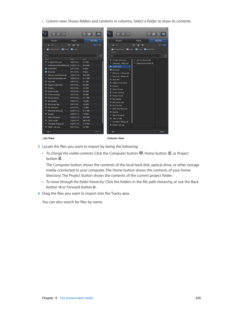 Apple Logic Pro X User Manual | Page 250 / 919