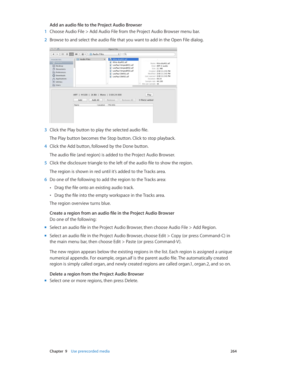 Apple Logic Pro X User Manual | Page 264 / 919