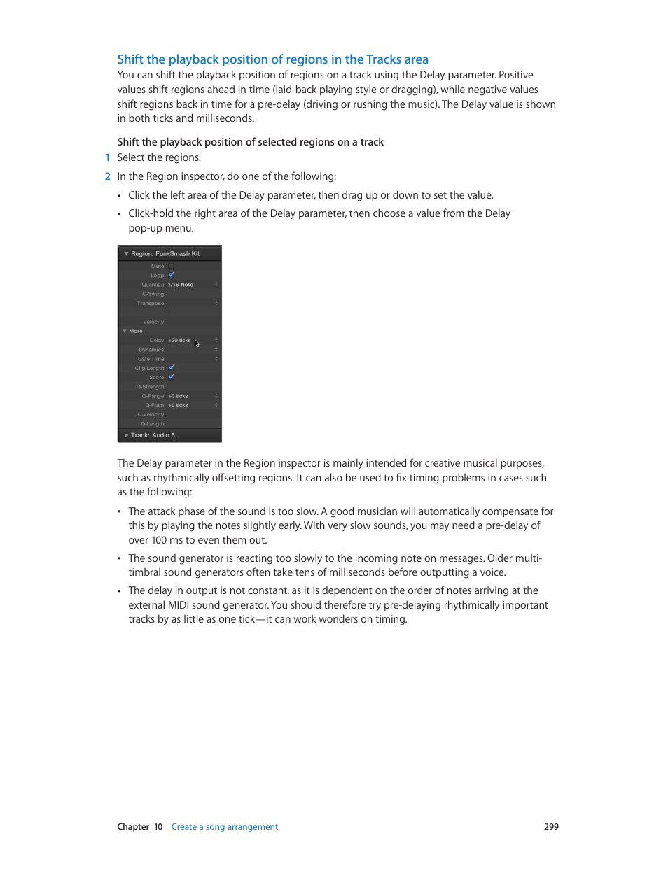 Apple Logic Pro X User Manual | Page 299 / 919