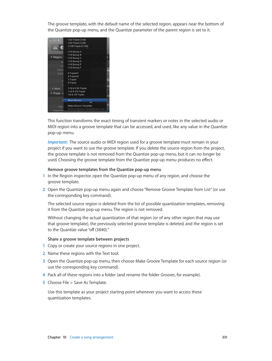 Apple Logic Pro X User Manual | Page 331 / 919