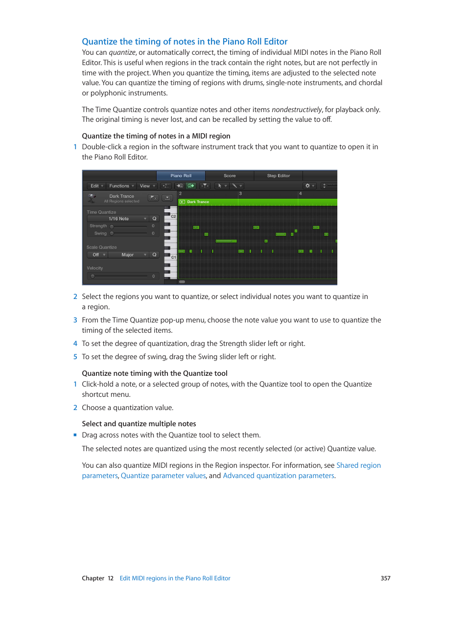 Apple Logic Pro X User Manual | Page 357 / 919