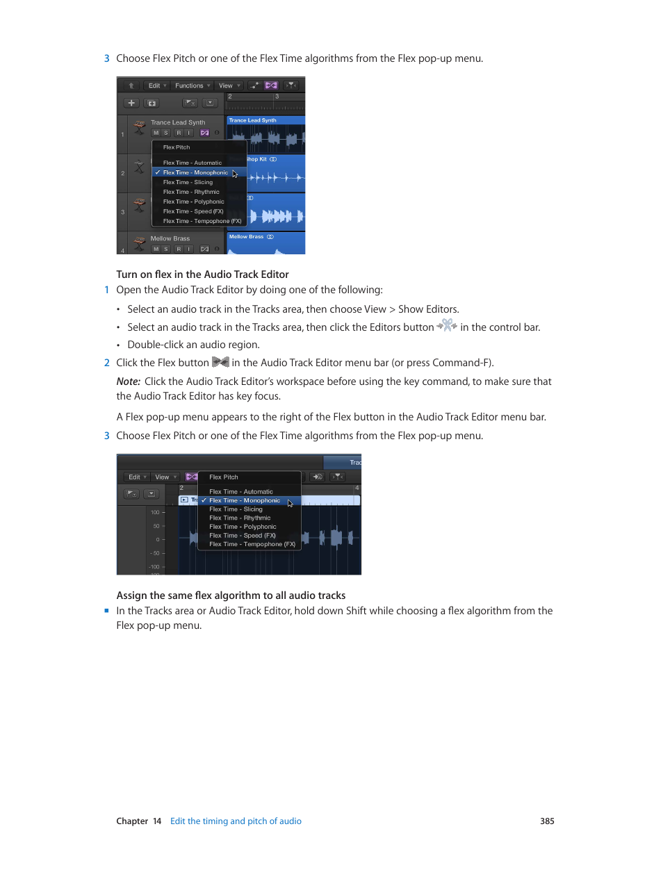 Apple Logic Pro X User Manual | Page 385 / 919