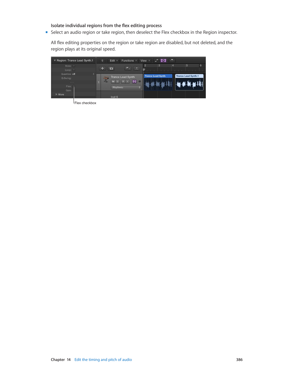 Apple Logic Pro X User Manual | Page 386 / 919