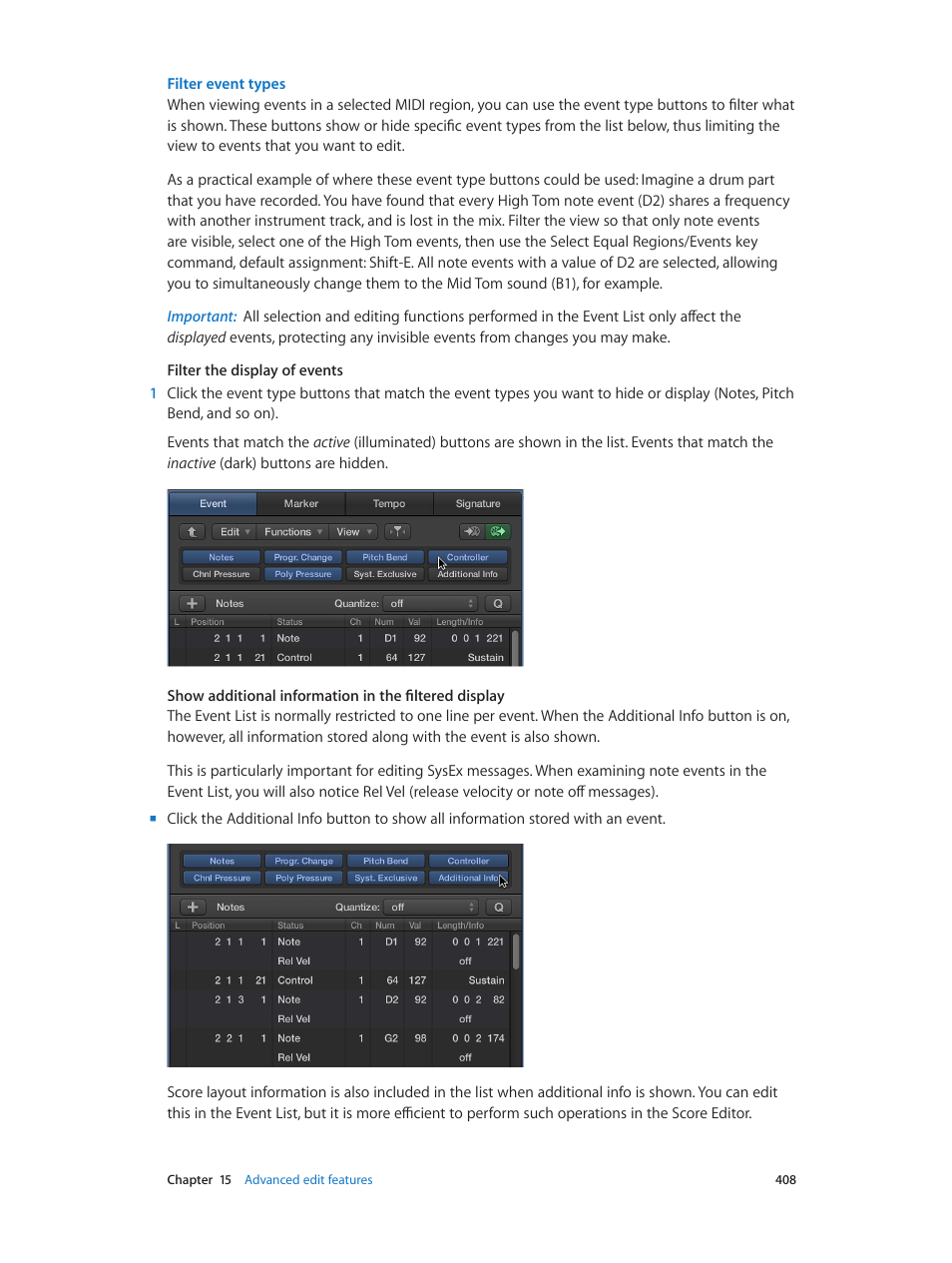 Apple Logic Pro X User Manual | Page 408 / 919