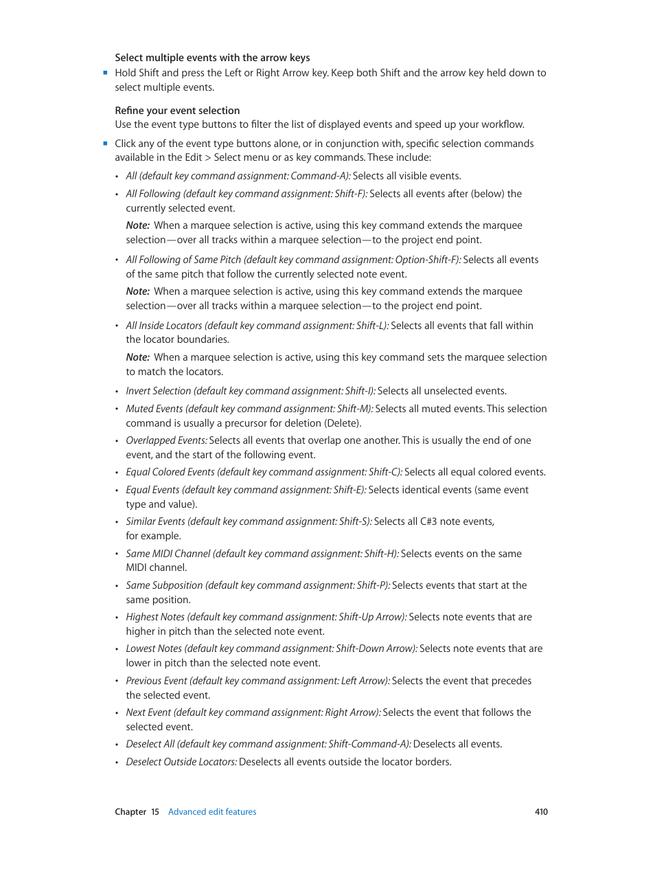 Apple Logic Pro X User Manual | Page 410 / 919