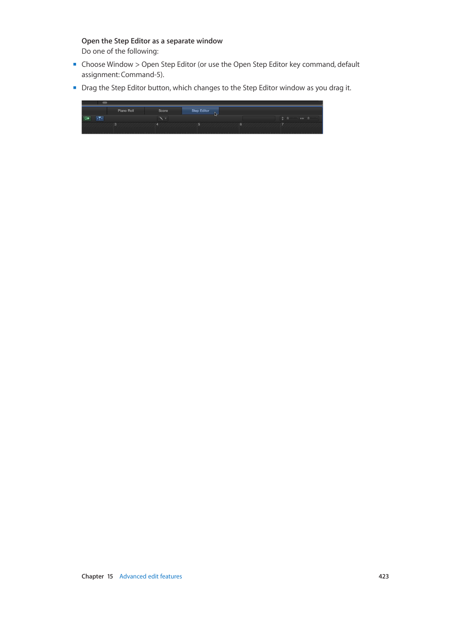 Apple Logic Pro X User Manual | Page 423 / 919