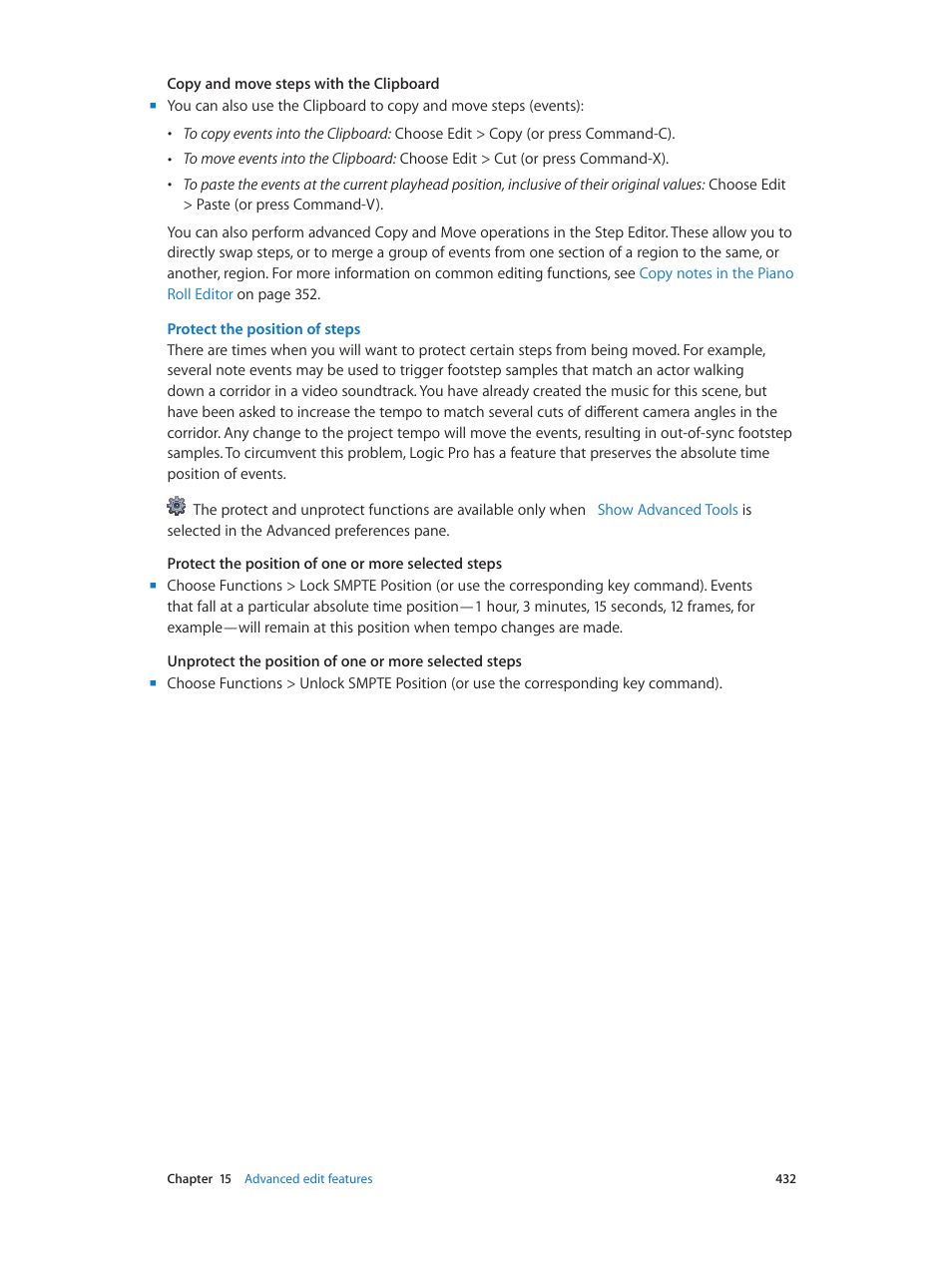 Apple Logic Pro X User Manual | Page 432 / 919