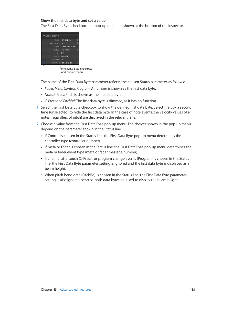 Apple Logic Pro X User Manual | Page 438 / 919