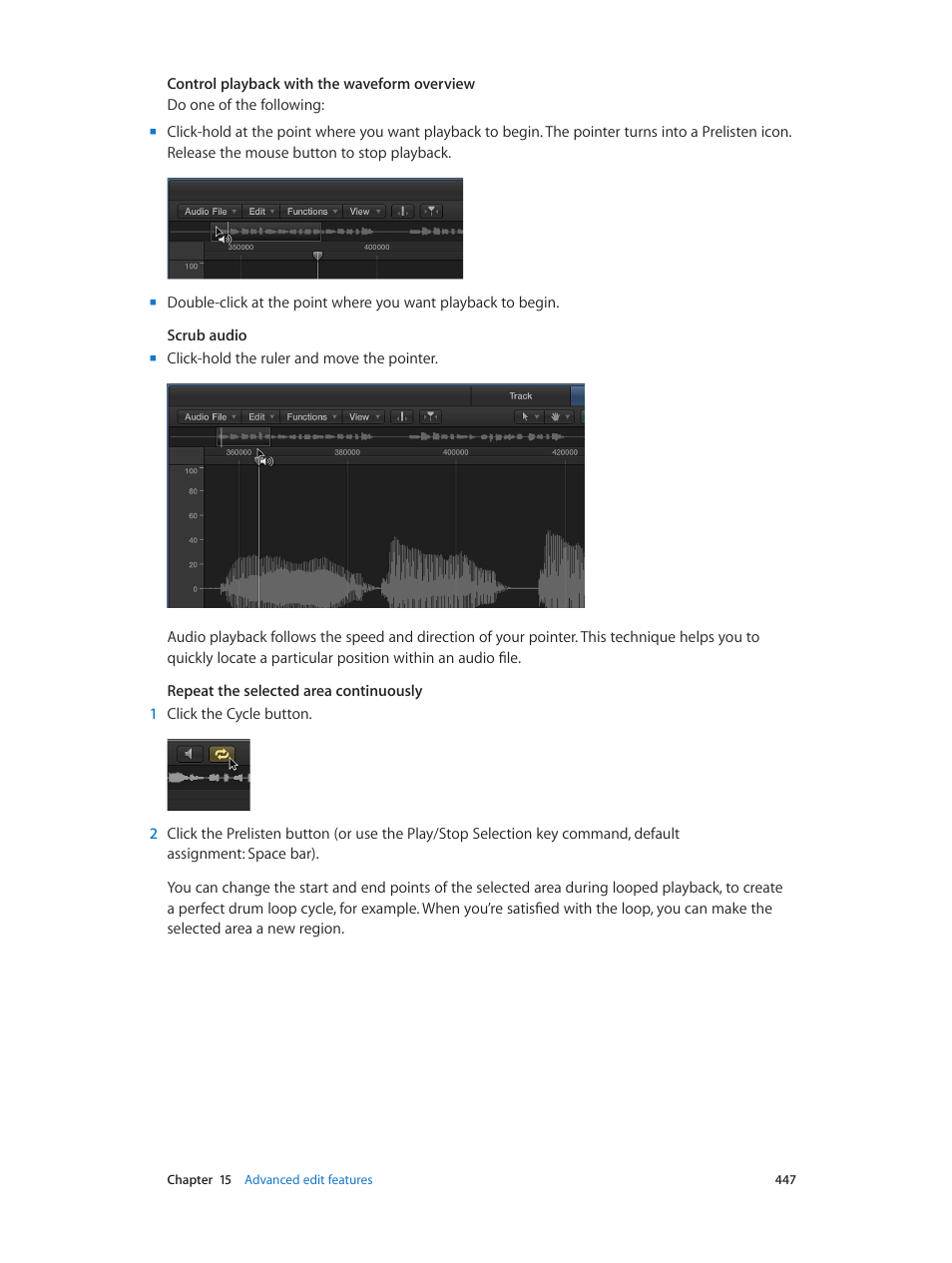 Apple Logic Pro X User Manual | Page 447 / 919