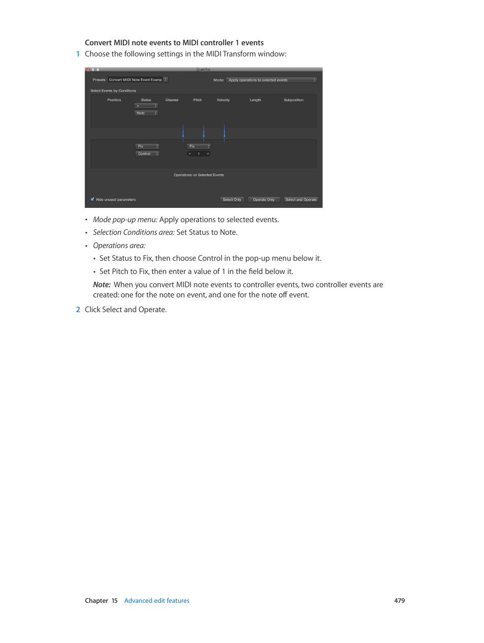 Apple Logic Pro X User Manual | Page 479 / 919