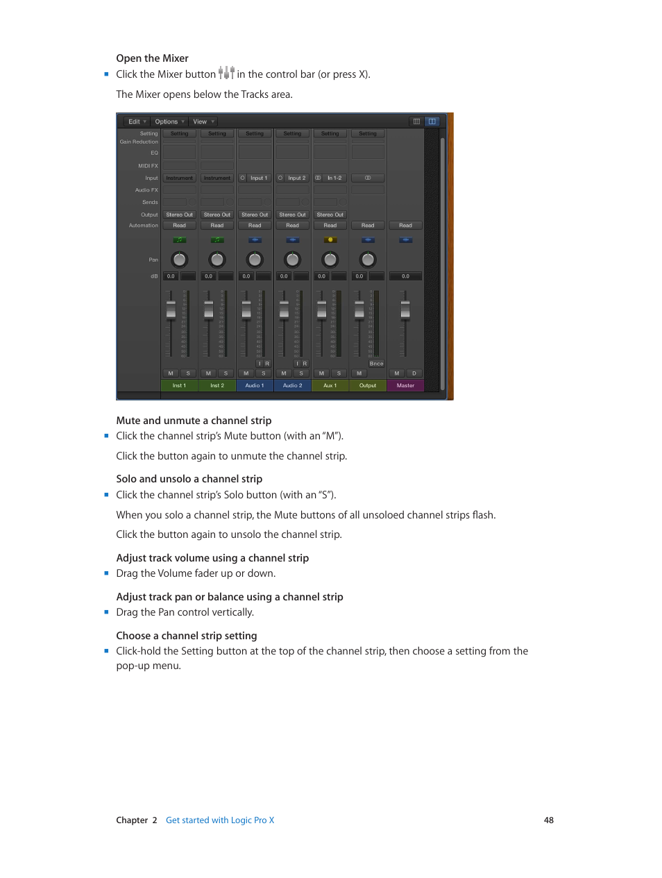 Apple Logic Pro X User Manual | Page 48 / 919