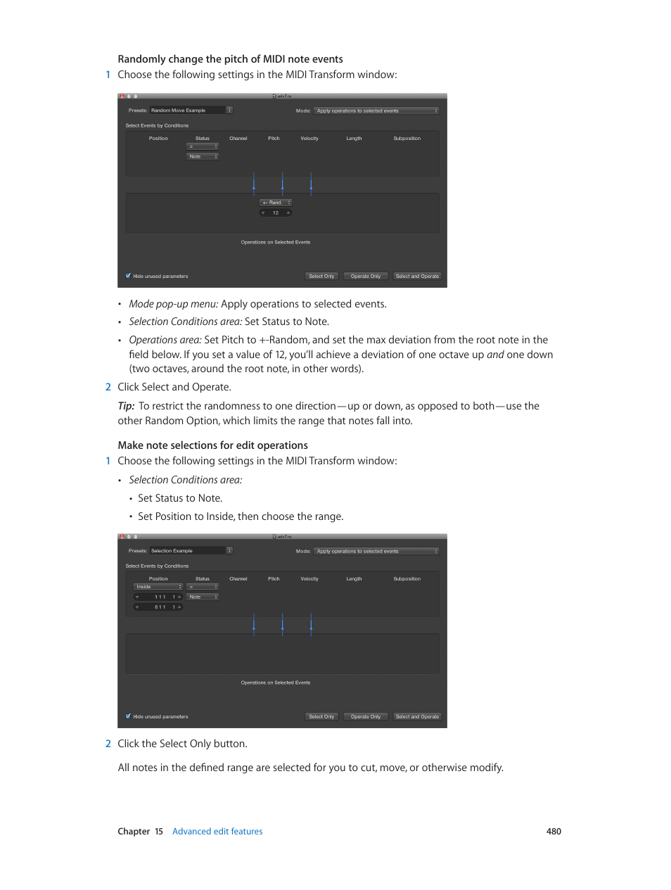 Apple Logic Pro X User Manual | Page 480 / 919