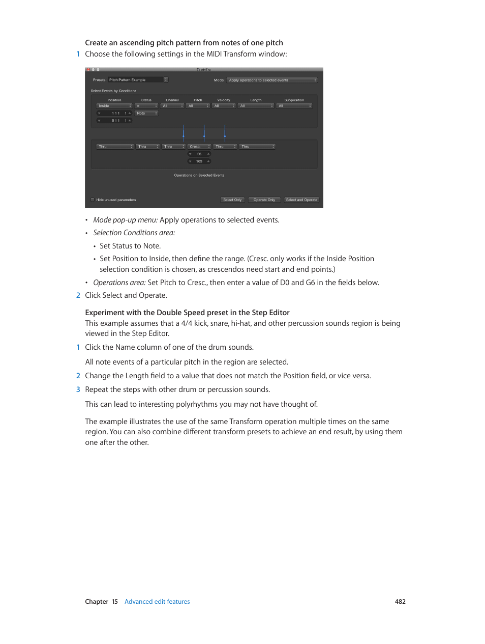 Apple Logic Pro X User Manual | Page 482 / 919