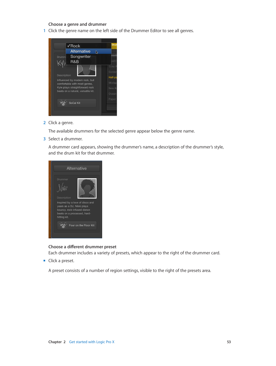 Apple Logic Pro X User Manual | Page 53 / 919