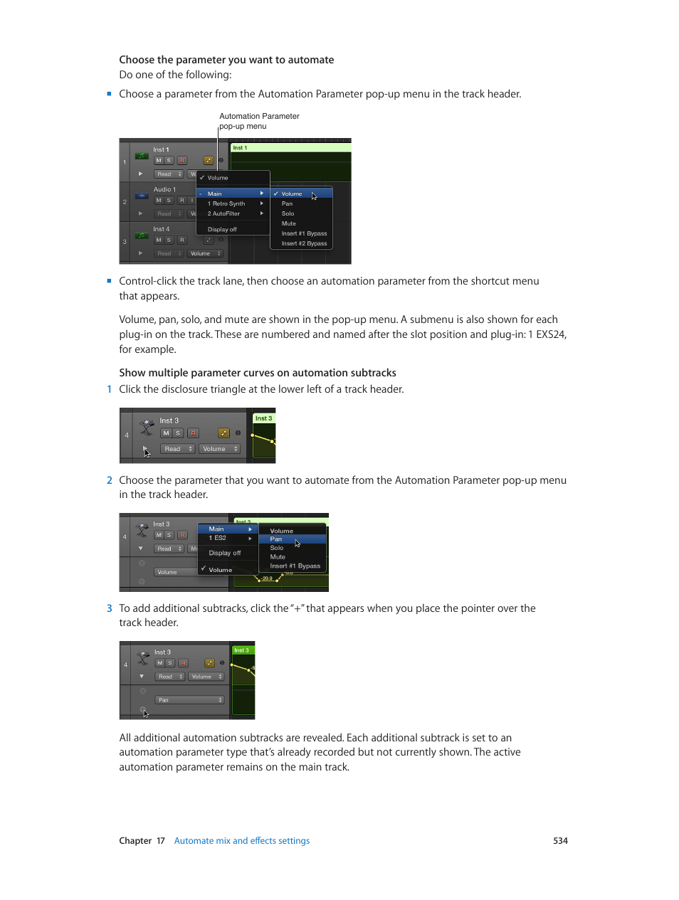Apple Logic Pro X User Manual | Page 534 / 919