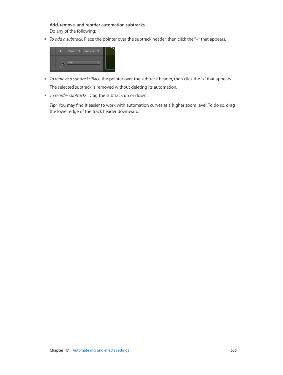 Apple Logic Pro X User Manual | Page 535 / 919