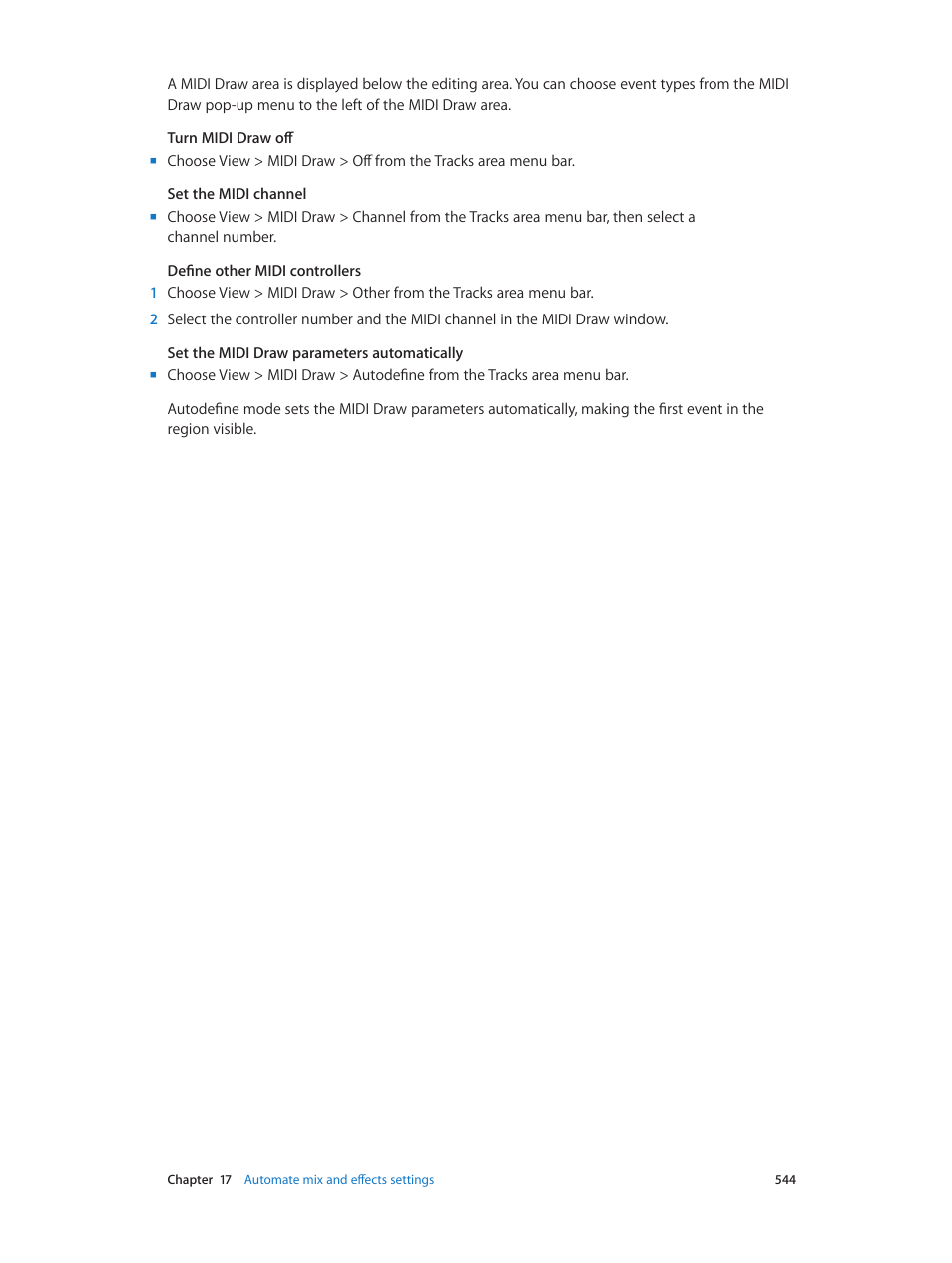 Apple Logic Pro X User Manual | Page 544 / 919