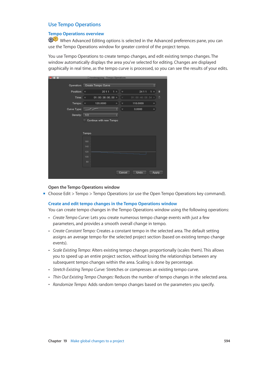 Use tempo operations | Apple Logic Pro X User Manual | Page 594 / 919