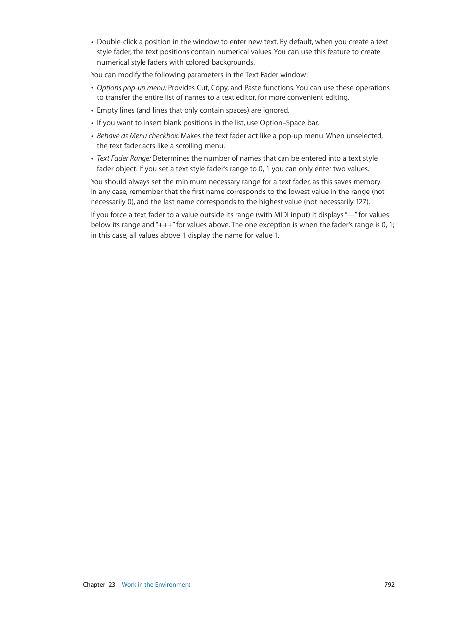 Apple Logic Pro X User Manual | Page 792 / 919