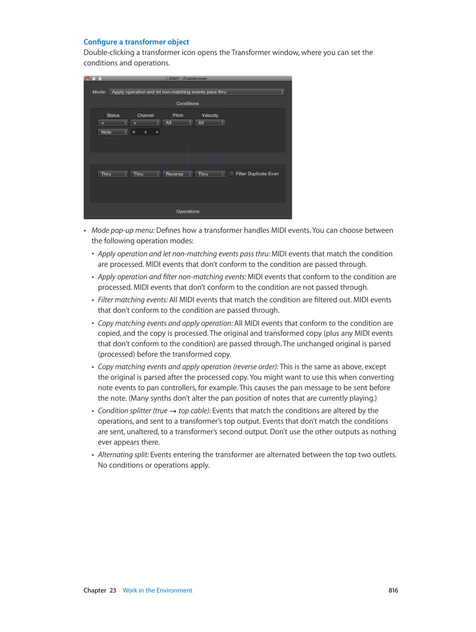 Apple Logic Pro X User Manual | Page 816 / 919