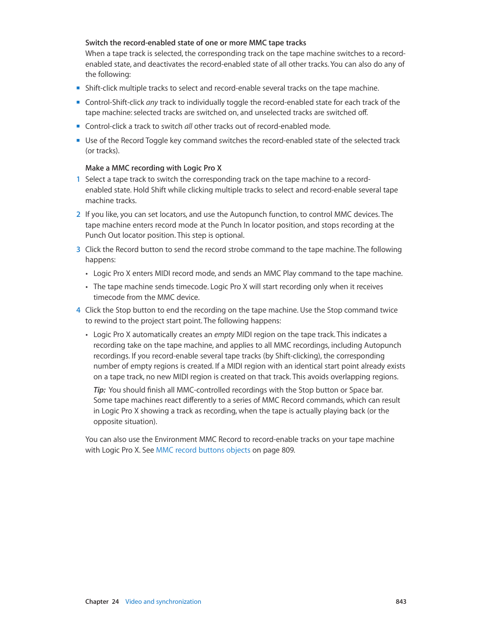 Apple Logic Pro X User Manual | Page 843 / 919