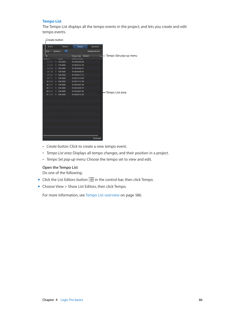 Apple Logic Pro X User Manual | Page 86 / 919