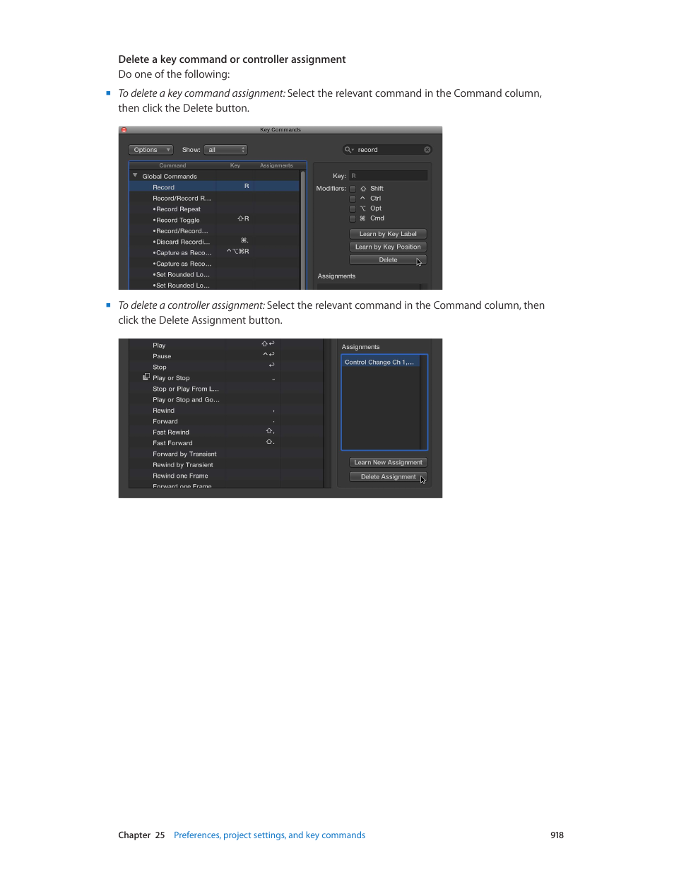 Apple Logic Pro X User Manual | Page 918 / 919