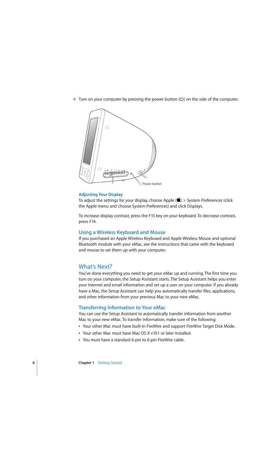 What’s next | Apple eMac 2005 User Manual | Page 8 / 96