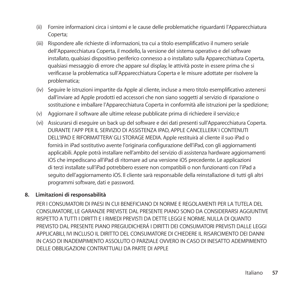 Apple AppleCare Protection Plan for Mac User Manual | Page 57 / 104