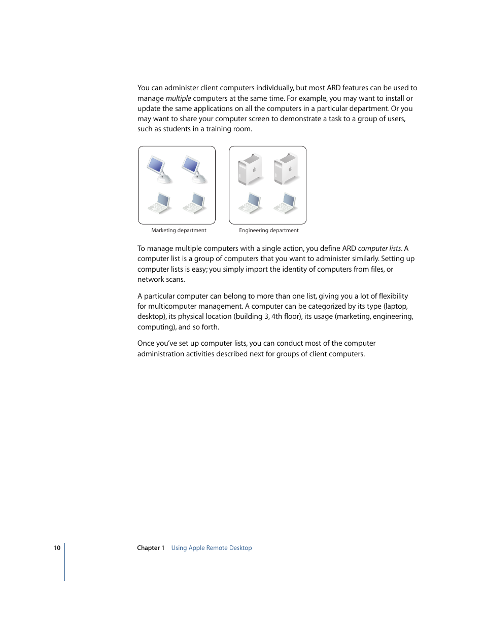 Apple Remote Desktop 2.2 User Manual | Page 10 / 116