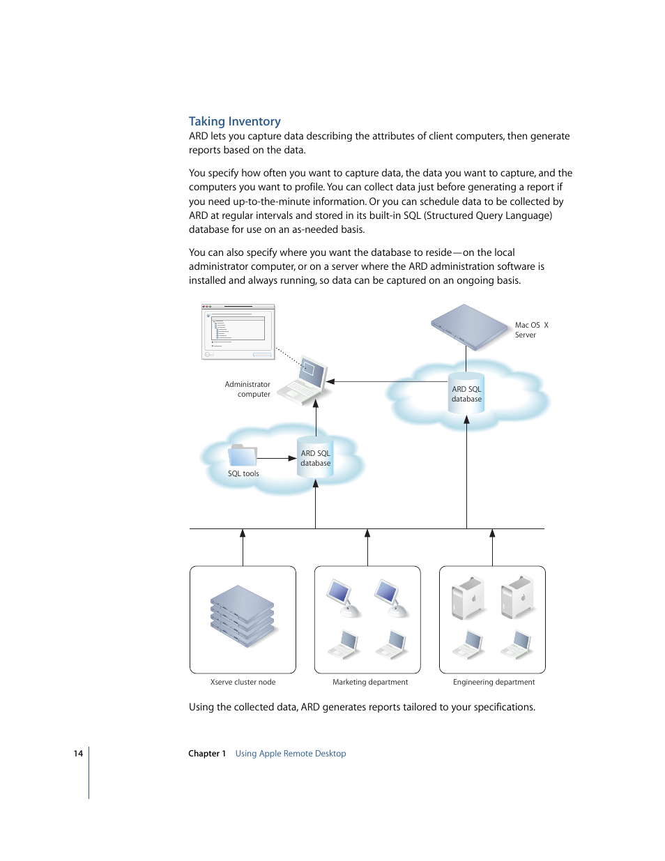 Taking inventory | Apple Remote Desktop 2.2 User Manual | Page 14 / 116