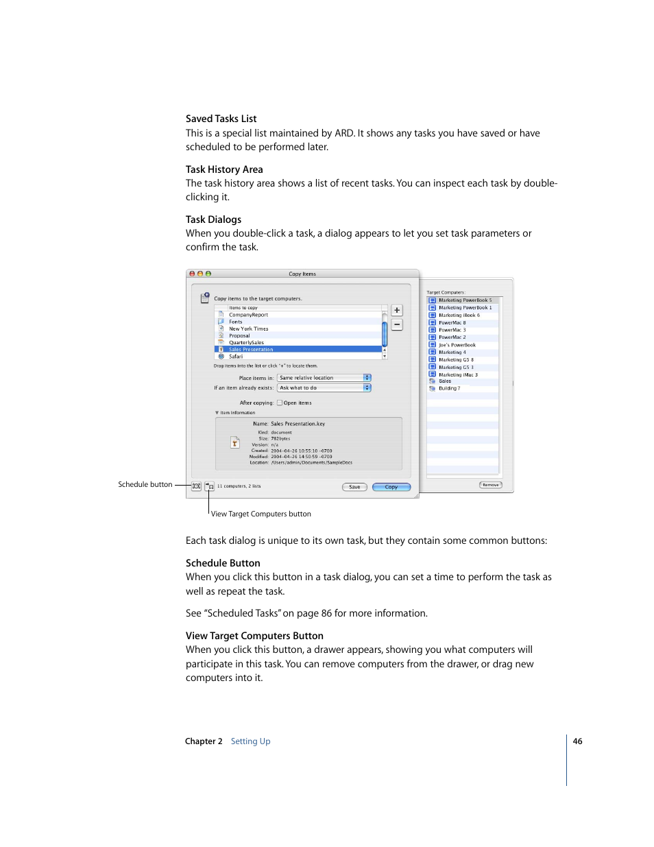 Apple Remote Desktop 2.2 User Manual | Page 46 / 116