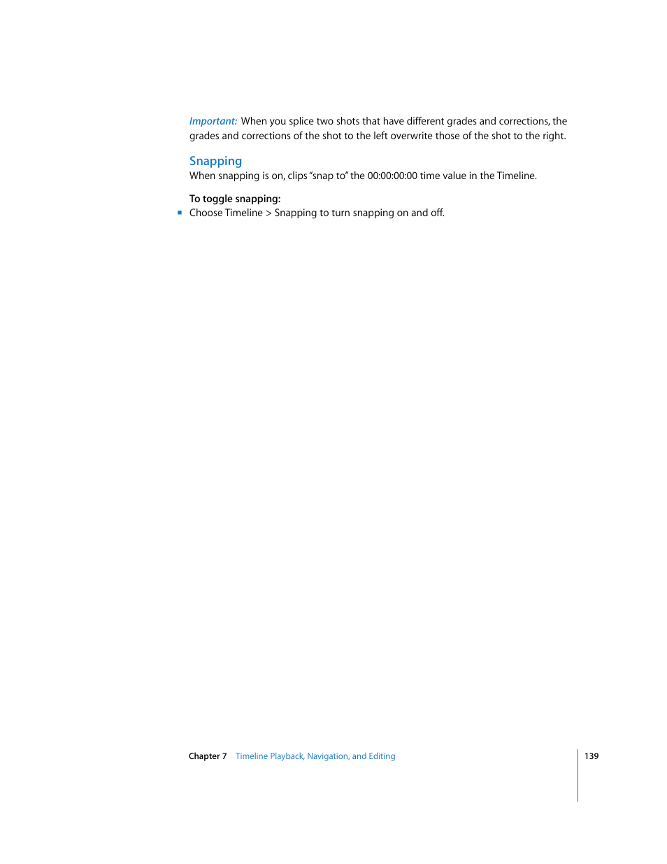 Snapping | Apple Color 1.0 User Manual | Page 139 / 364
