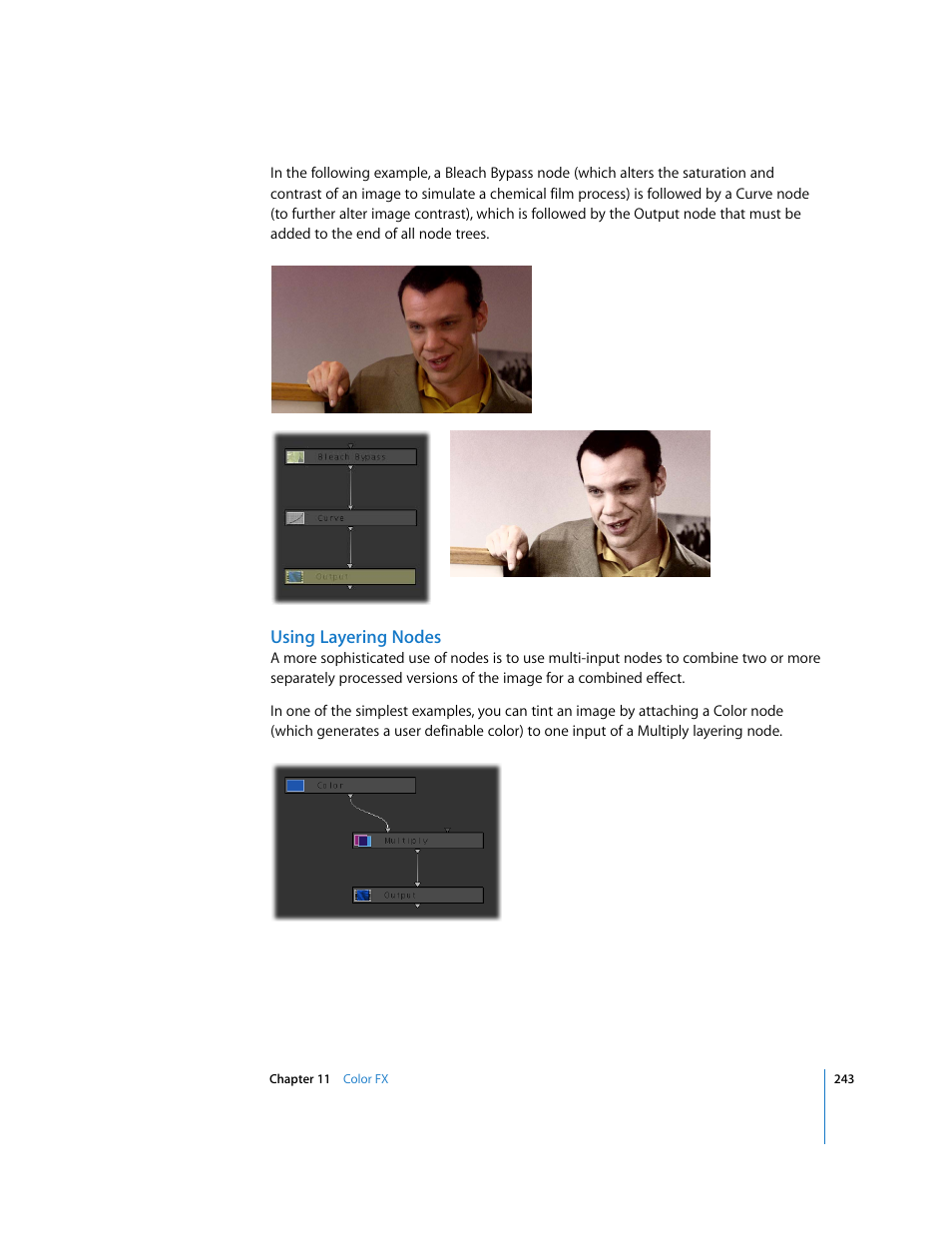 Using layering nodes | Apple Color 1.0 User Manual | Page 243 / 364