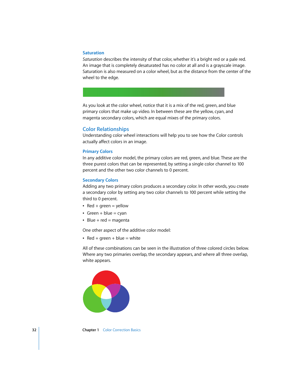 Color relationships | Apple Color 1.0 User Manual | Page 32 / 364