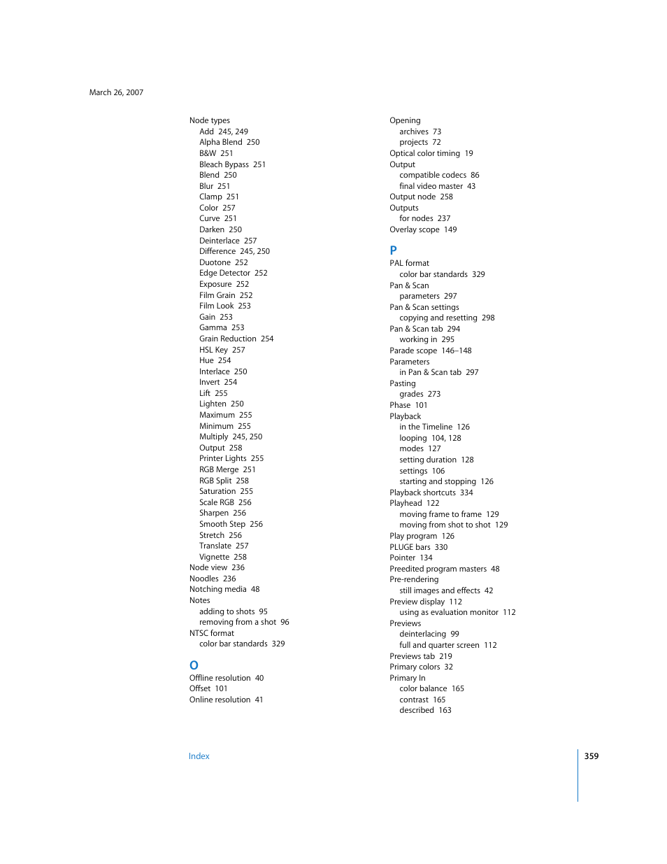 Apple Color 1.0 User Manual | Page 359 / 364