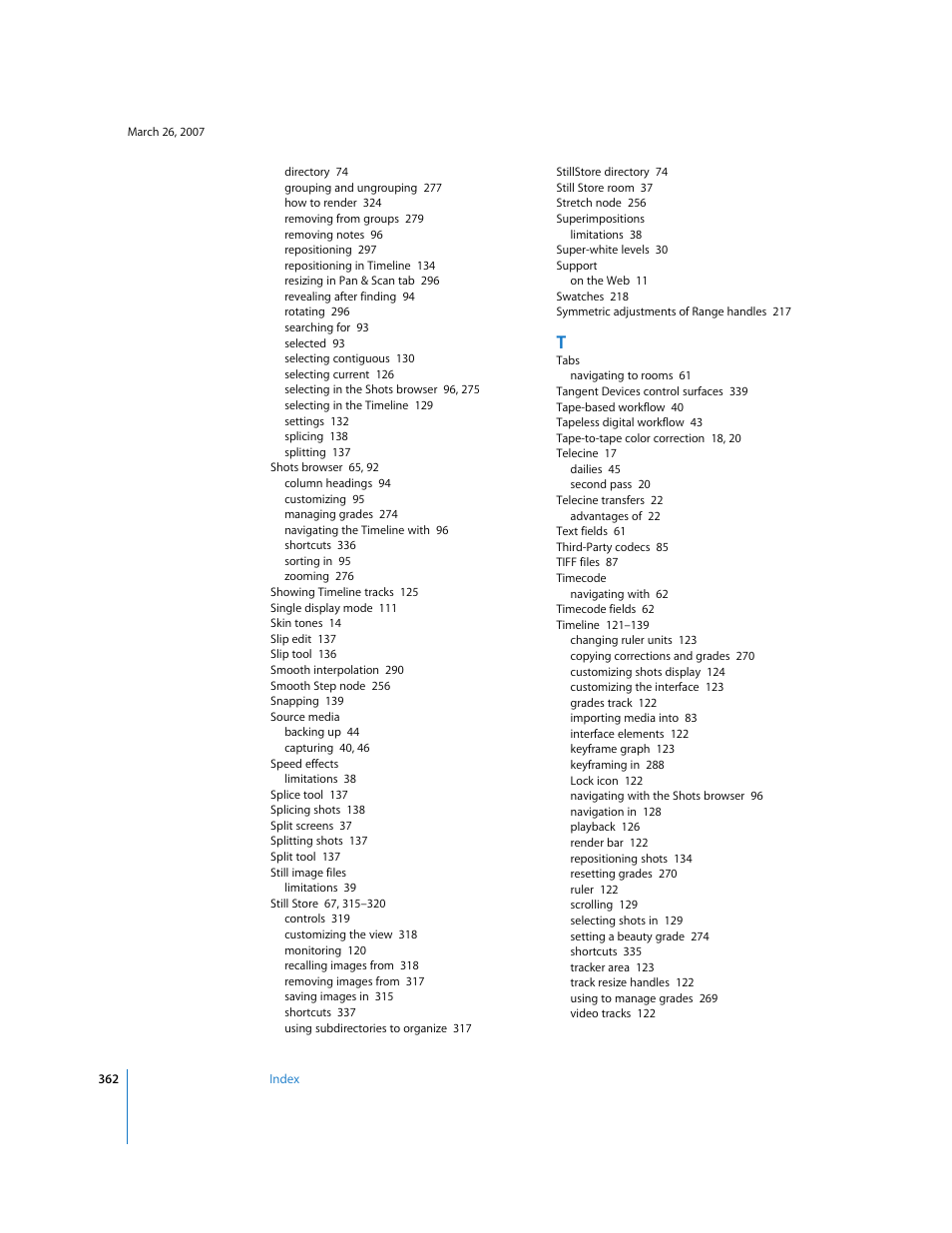 Apple Color 1.0 User Manual | Page 362 / 364