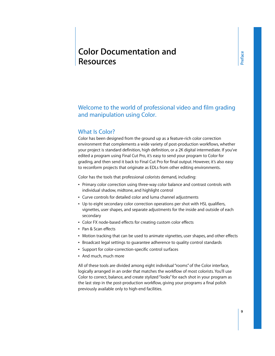 Color documentation and resources, What is color, Preface | Apple Color 1.0 User Manual | Page 9 / 364