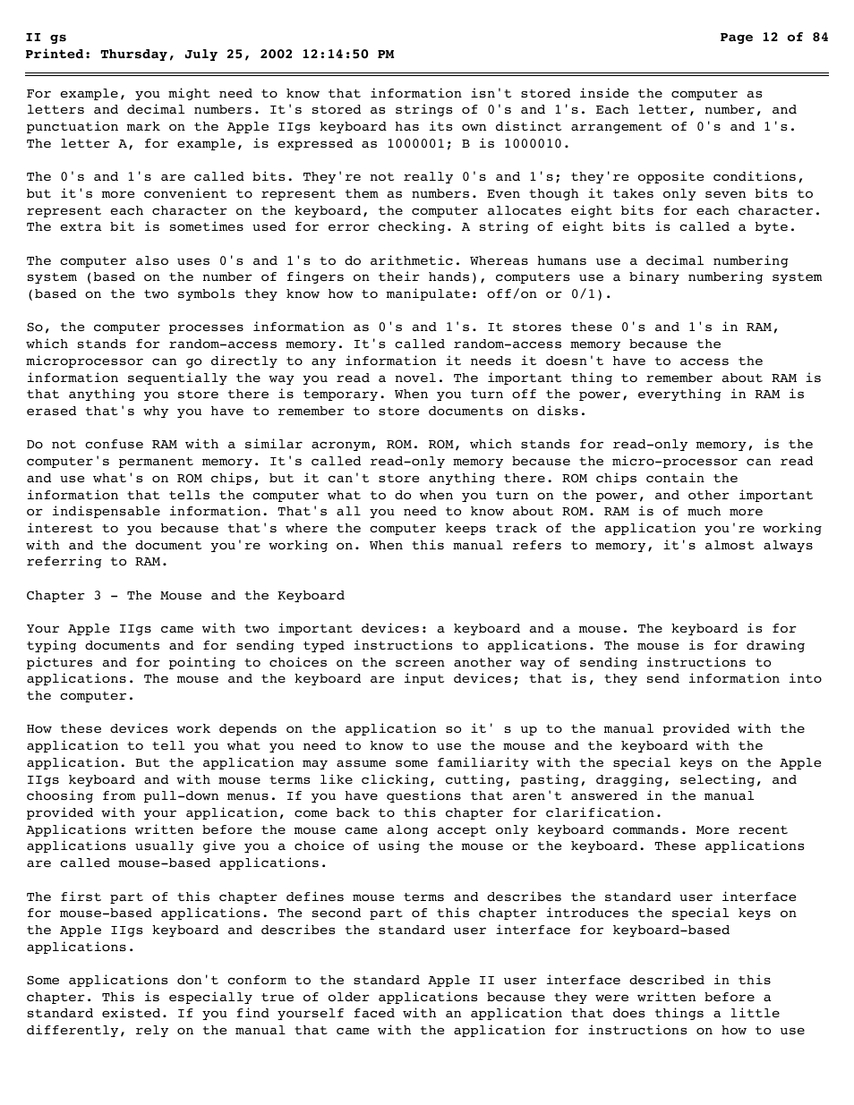Apple IIgs User Manual | Page 12 / 84