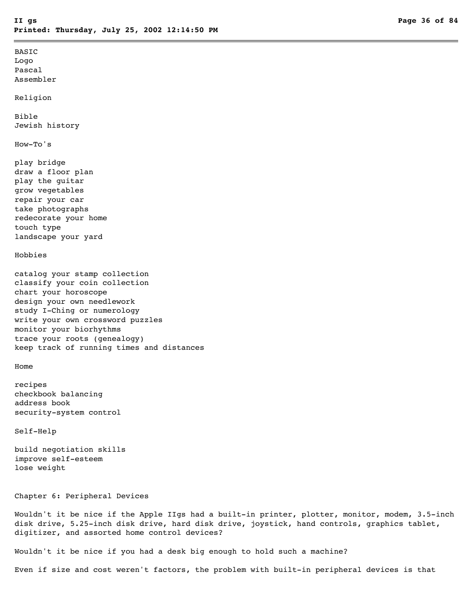 Apple IIgs User Manual | Page 36 / 84