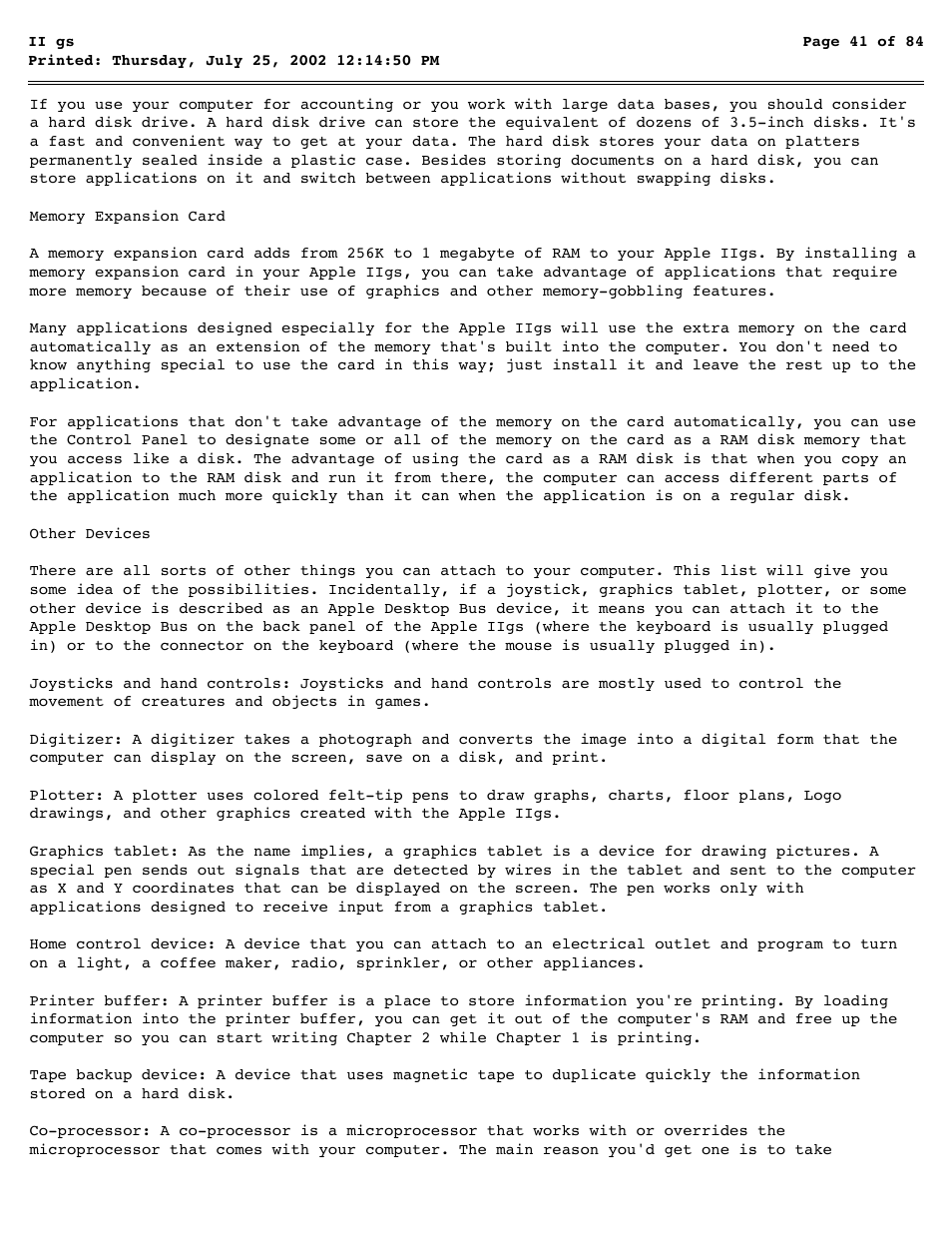 Apple IIgs User Manual | Page 41 / 84