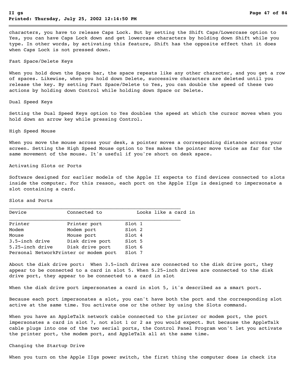 Apple IIgs User Manual | Page 47 / 84