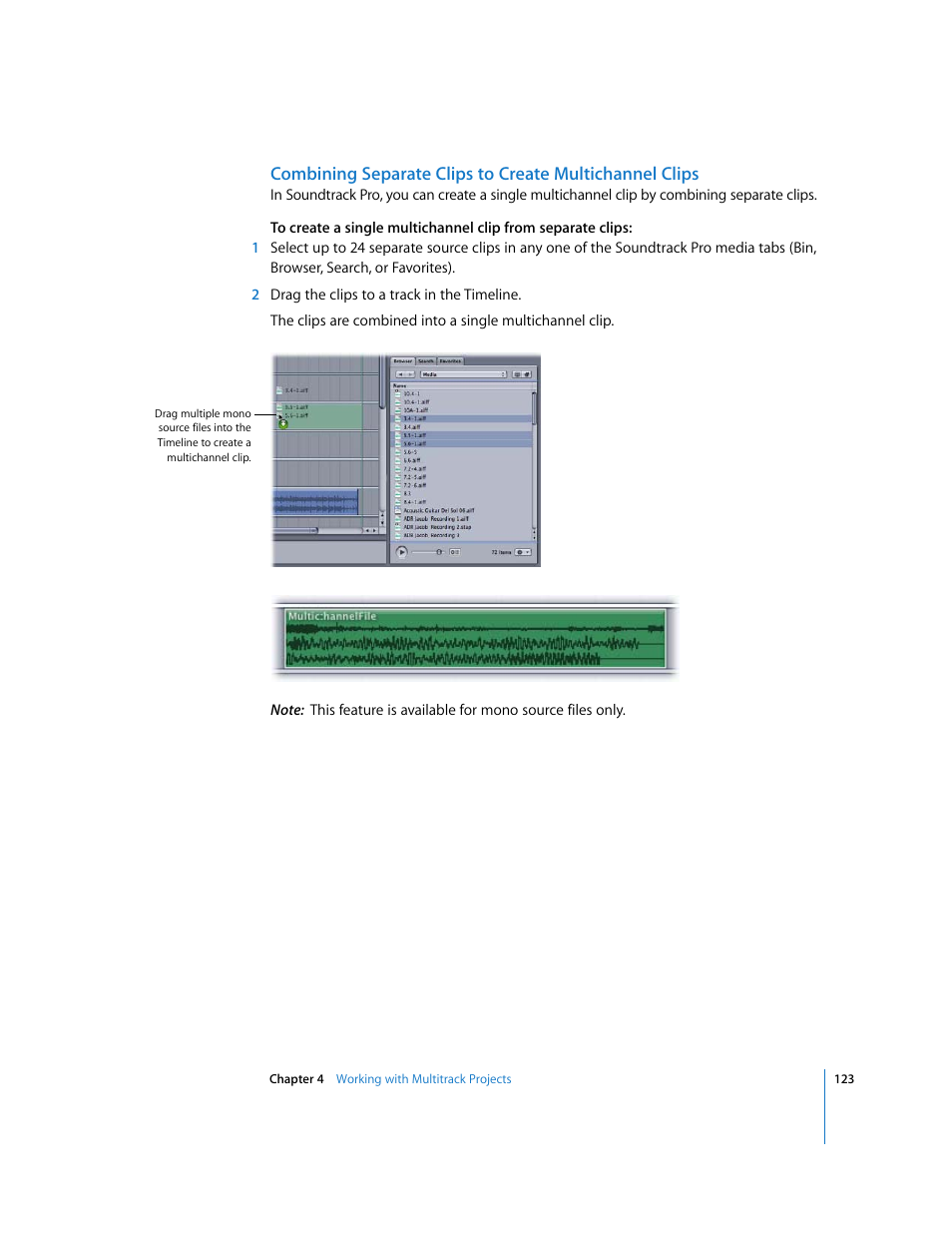 Apple Soundtrack Pro 2 User Manual | Page 123 / 566