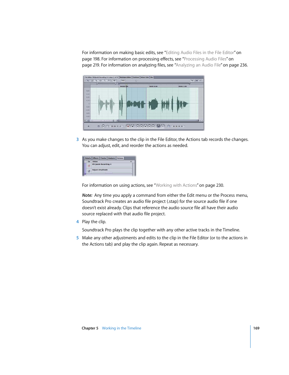 Apple Soundtrack Pro 2 User Manual | Page 169 / 566