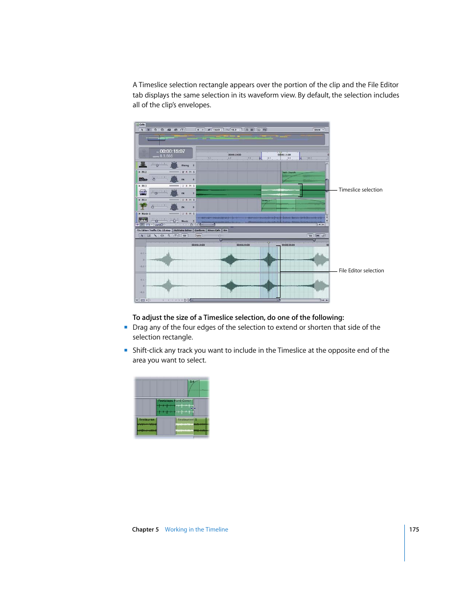 Apple Soundtrack Pro 2 User Manual | Page 175 / 566