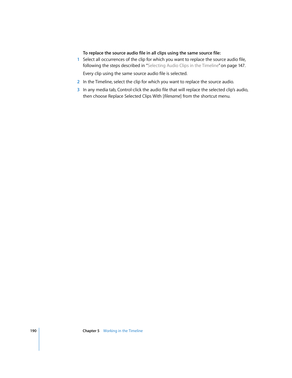 Apple Soundtrack Pro 2 User Manual | Page 190 / 566