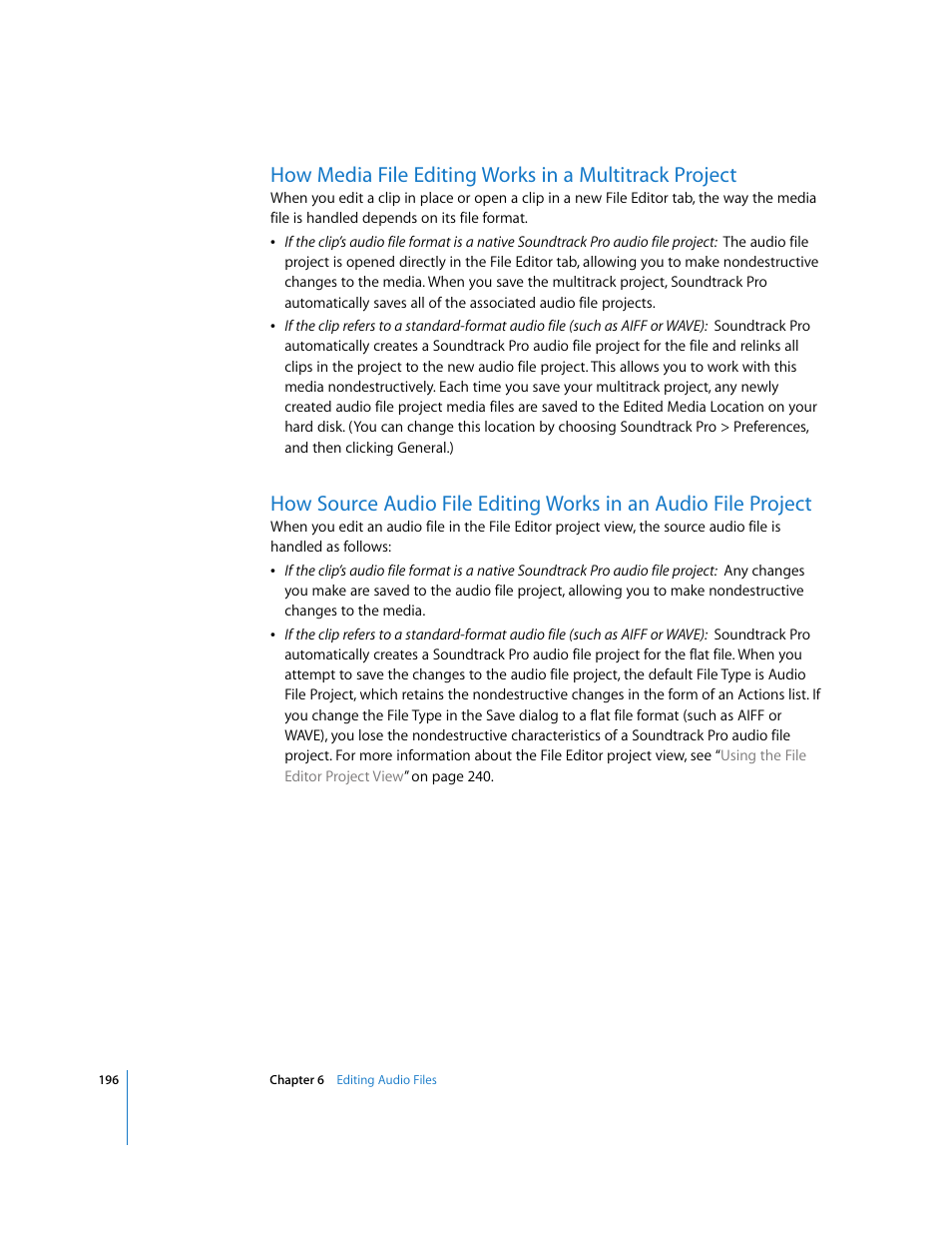 Apple Soundtrack Pro 2 User Manual | Page 196 / 566