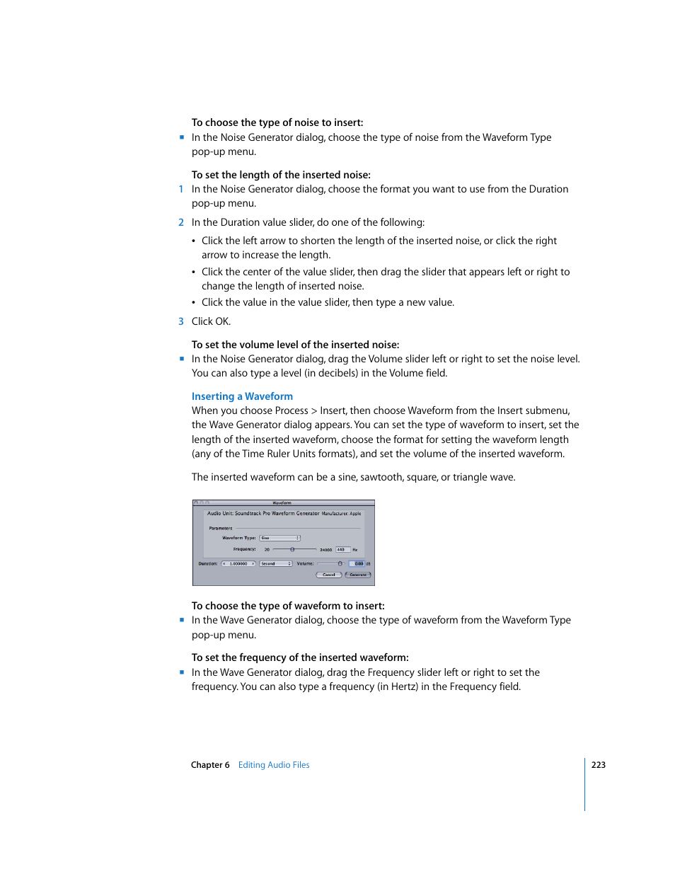 Apple Soundtrack Pro 2 User Manual | Page 223 / 566