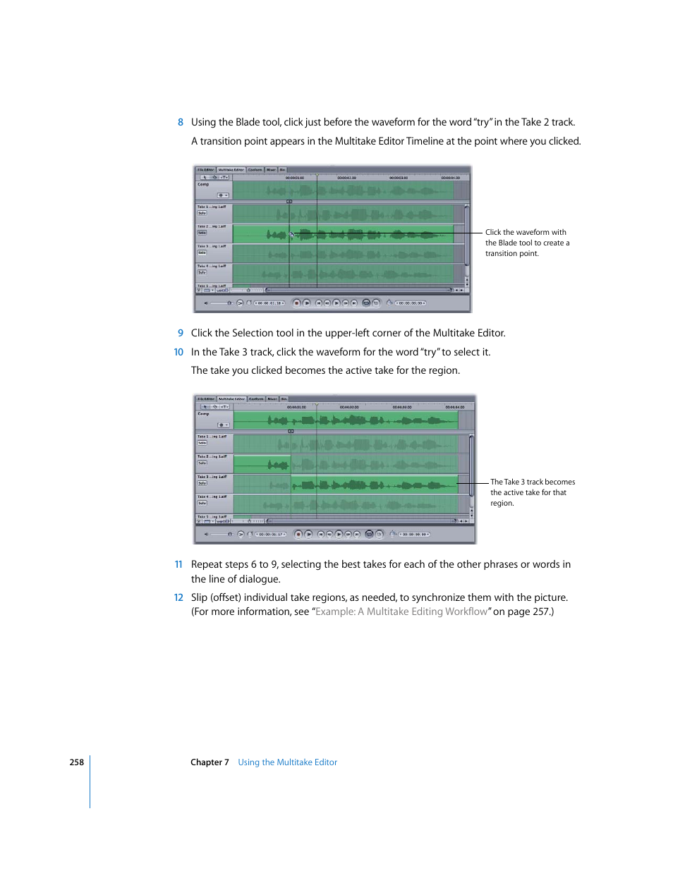 Apple Soundtrack Pro 2 User Manual | Page 258 / 566